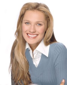 After photo of a young woman