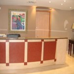 Front desk of {PRACTICE_NAME}