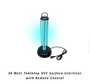 UVC Sterilizer to kill germs